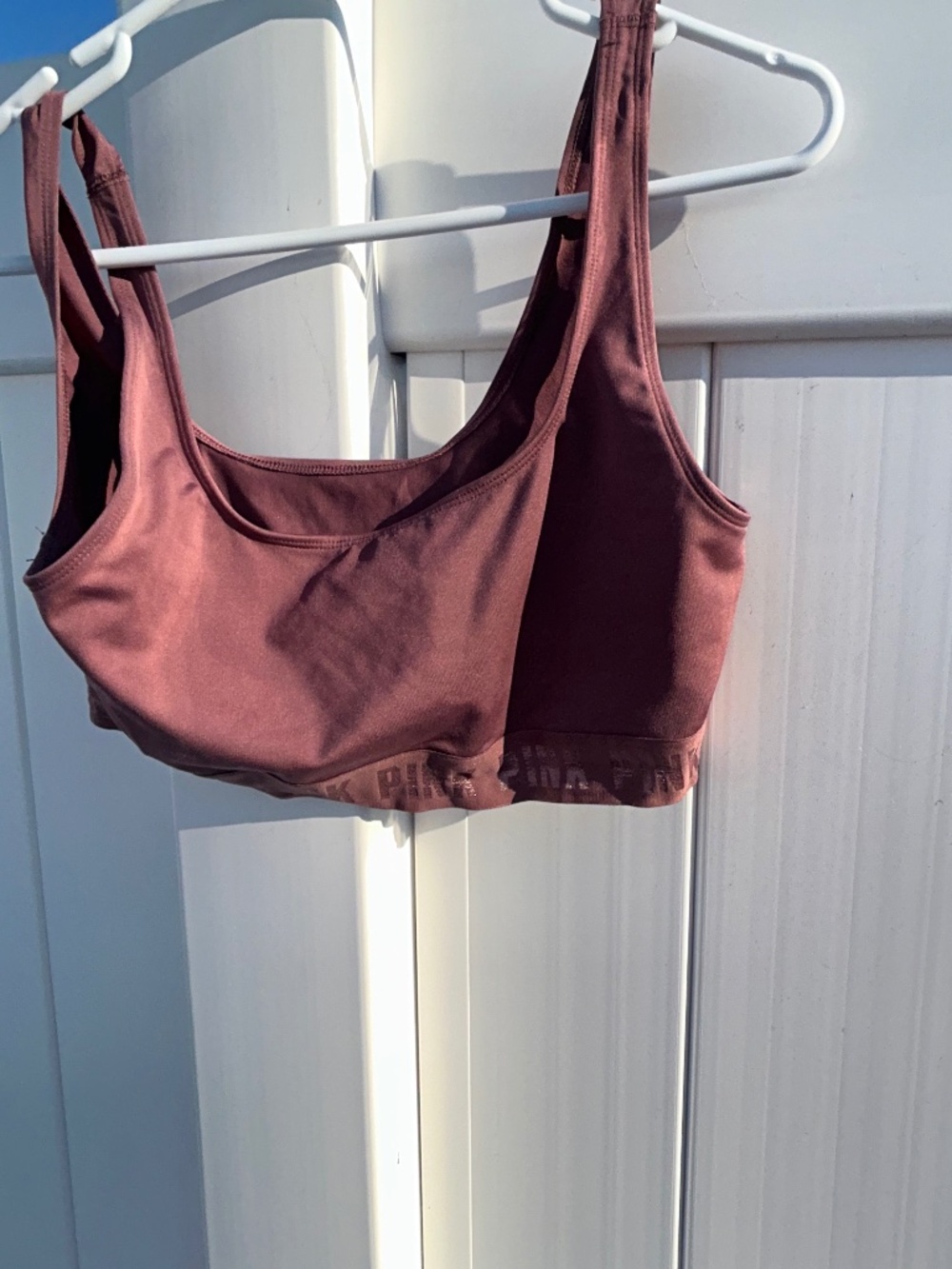 Pink Sports Bra
